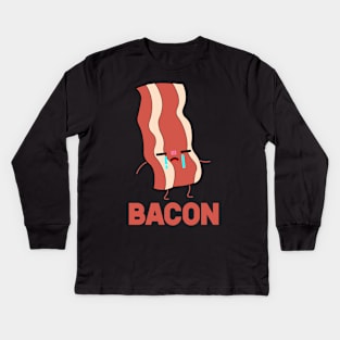 Bacon and Egg Matching Couple Shirt Kids Long Sleeve T-Shirt